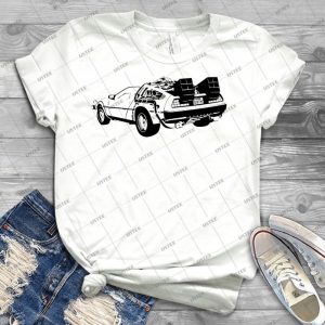 Back To The Future - Delorean 43 - Best Unisex Trending Handmade T-shirt Gift Idea For Men T-shirt For Woman