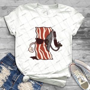 Baconator 33 - Vintage Men's Shirt Tshirt For Women Classic Handmade Shirt Retro Graphic Tee