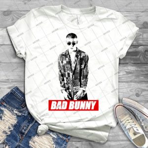 Bad Bunny 1 - Trending Shirt For Women Vintage Retro Tee For Men Kid's T-Shirt Handmade Shirt