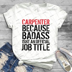 Badass Carpenter 42 - Trending Shirt For Women Vintage Retro Tee For Men Kid's T-Shirt Handmade Shirt
