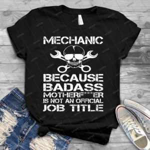 Badass Mechanic 75 - Trending Shirt For Women Vintage Retro Tee For Men Kid's T-Shirt Handmade Shirt