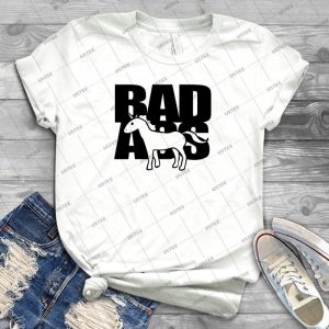 Badass Unicorn 34 - Trending Shirt For Women Vintage Retro Tee For Men Kid's T-Shirt Handmade Shirt