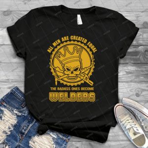 Badass Welders Funny Welding Design 25 - Trending Shirt For Women Vintage Retro Tee For Men Kid's T-Shirt Handmade Shirt