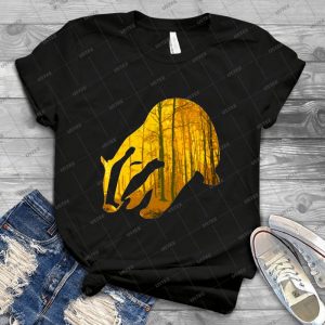 Badger Yellow Forest - Best Unisex Trending Handmade T-shirt Gift Idea For Men T-shirt For Woman