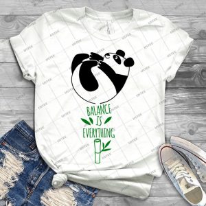 Balance Is Everything Tumbling Panda- 69 - Best Unisex Trending Handmade T-shirt Gift Idea For Men T-shirt For Woman