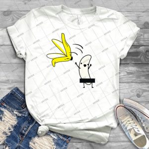 Banana Striptease - Trending Shirt For Women Vintage Retro Tee For Men Kid's T-Shirt Handmade Shirt