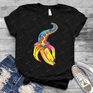 Bananacle 25 - Vintage Mens Shirt Tshirt For Women Classic Handmade Shirt Retro Graphic Tee