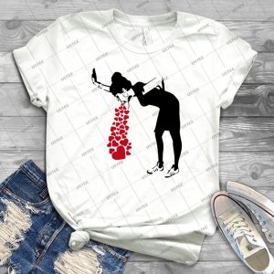 Banksy Love Sick - Gift Idea Shirt For Men Tee For Women Classic Retro Vintage Graphic T-Shirt
