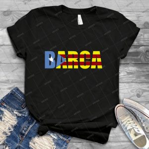 Barca Fc Barcelona Flag Of Catalonia Football T-Shirts And Gifts  96 - Vintage Mens Shirt Tshirt For Women Classic Handmade Shirt Retro Graphic Tee