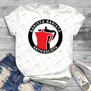 Barista Barista Antifascista 34 - Vintage Men's Shirt Tshirt For Women Classic Handmade Shirt Retro Graphic Tee