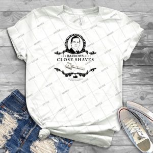 Barrows Close Shave - Downton Abbey Industries 41 - Vintage Men's Shirt Tshirt For Women Classic Handmade Shirt Retro Graphic Tee
