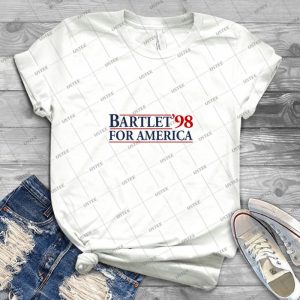 Bartlet For America Slogan - Gift Idea Shirt For Men Tee For Women Classic Retro Vintage Graphic T-Shirt