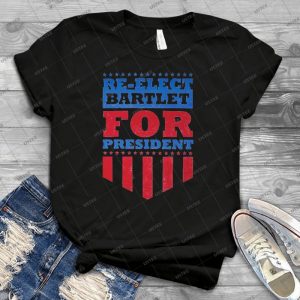 Bartlet For President - Vintage Mens Shirt Tshirt For Women Classic Handmade Shirt Retro Graphic Tee