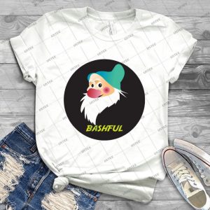 Bashful T Shirt - Vintage Men's Shirt Tshirt For Women Classic Handmade Shirt Retro Graphic Tee