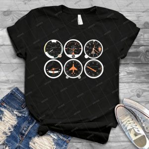 Basic Six Flight Instruments - Best Unisex Trending Handmade T-shirt Gift Idea For Men T-shirt For Woman