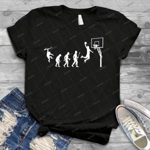 Basketball Evolution Funny T Shirt - Best Unisex Trending Handmade T-shirt Gift Idea For Men T-shirt For Woman