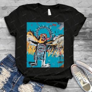 Basquiat - Fallen Angel 38 - Best Unisex Trending Handmade T-shirt Gift Idea For Men T-shirt For Woman