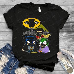Bat Pug T Shirt 50 - Trending Shirt For Women Vintage Retro Tee For Men Kid's T-Shirt Handmade Shirt
