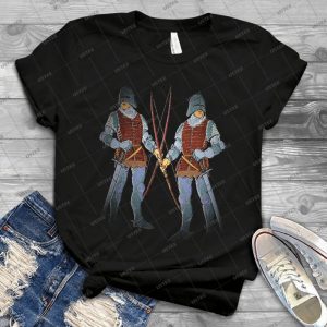 Battle Archers  70 - Vintage Mens Shirt Tshirt For Women Classic Handmade Shirt Retro Graphic Tee