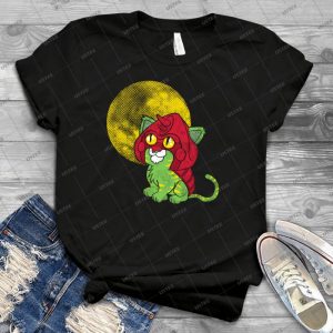 Battlekitty - Vintage Mens Shirt Tshirt For Women Classic Handmade Shirt Retro Graphic Tee