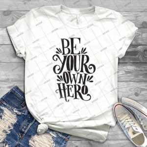 Be Your Own Hero 16 - Vintage Men's Shirt Tshirt For Women Classic Handmade Shirt Retro Graphic Tee