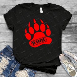Bear Paw Woof - Gift Idea Shirt For Men Tee For Women Classic Retro Vintage Graphic T-Shirt