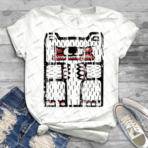 Bear Totem 83 - Vintage Men's Shirt Tshirt For Women Classic Handmade Shirt Retro Graphic Tee