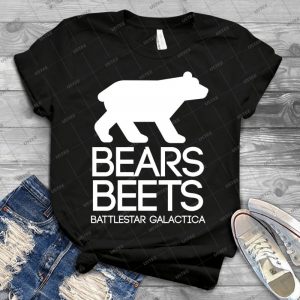 Bears- Beets- Battlestar Galactica- - Gift Idea Shirt For Men Tee For Women Classic Retro Vintage Graphic T-Shirt