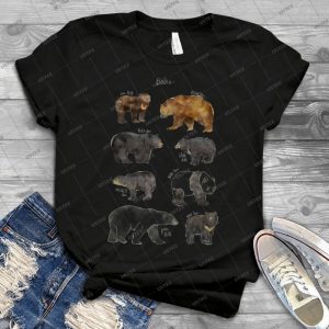 Bears T Shirt 27 - Vintage Mens Shirt Tshirt For Women Classic Handmade Shirt Retro Graphic Tee