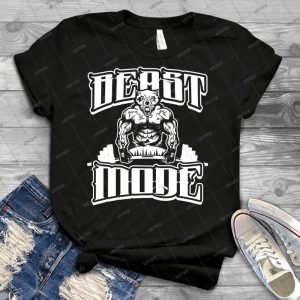 Beast Mode Gym Fitness Sports - Best Unisex Trending Handmade T-shirt Gift Idea For Men T-shirt For Woman