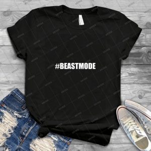 Beast Mode Hashtag-Gym Fitness - Gift Idea Shirt For Men Tee For Women Classic Retro Vintage Graphic T-Shirt