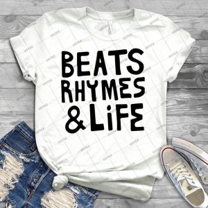 Beats Rhymes  Life 46 - Trending Shirt For Women Vintage Retro Tee For Men Kid's T-Shirt Handmade Shirt