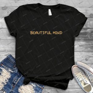 Beautiful Mind - Jon Bellion - Vintage Mens Shirt Tshirt For Women Classic Handmade Shirt Retro Graphic Tee