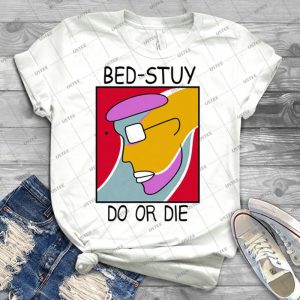 Bed Stuy - Vintage Men's Shirt Tshirt For Women Classic Handmade Shirt Retro Graphic Tee