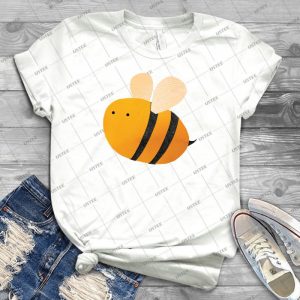 Bee T Shirt 34 - Vintage Men's Shirt Tshirt For Women Classic Handmade Shirt Retro Graphic Tee