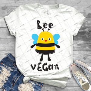 Bee Vegan 31 - Best Unisex Trending Handmade T-shirt Gift Idea For Men T-shirt For Woman