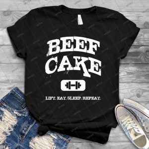 Beef Cake - Lift Eat Sleep Repeat 69 - Trending Shirt For Women Vintage Retro Tee For Men Kid's T-Shirt Handmade Shirt