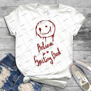 Believe In A Smiling God - Gift Idea Shirt For Men Tee For Women Classic Retro Vintage Graphic T-Shirt