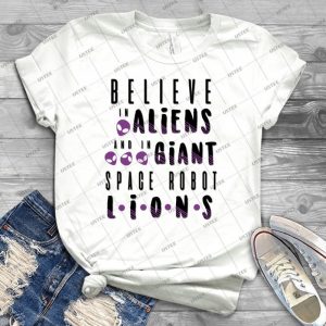 Believe In Aliens - Best Unisex Trending Handmade T-shirt Gift Idea For Men T-shirt For Woman