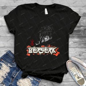 Berserk-Guts Glowin Eye Large - Gift Idea Shirt For Men Tee For Women Classic Retro Vintage Graphic T-Shirt