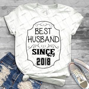 Best Husband Since 2018 - Best Unisex Trending Handmade T-shirt Gift Idea For Men T-shirt For Woman