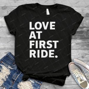 Best Product It767 Love At First Ride Best Trending 12 - Vintage Mens Shirt Tshirt For Women Classic Handmade Shirt Retro Graphic Tee