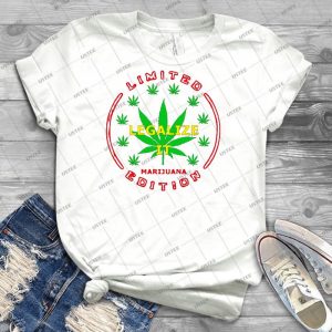 Best Promo Vt121 Limited Legalize It Marijuana Edition New Product 4 - Trending Shirt For Women Vintage Retro Tee For Men Kid's T-Shirt Handmade Shirt