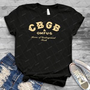 Best Sellers Kt853 Cbgb  Omfug Home Of Underground Rock Punk Trending 68 - Vintage Mens Shirt Tshirt For Women Classic Handmade Shirt Retro Graphic Tee