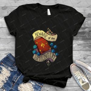 Beware Of The Smiling Dungeon Master 44 - Vintage Mens Shirt Tshirt For Women Classic Handmade Shirt Retro Graphic Tee