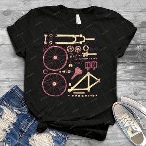 Bicycle Parts - Best Unisex Trending Handmade T-shirt Gift Idea For Men T-shirt For Woman