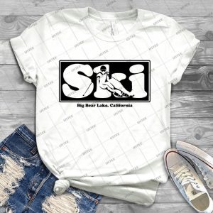 Big Bear Lake, California Ski Graphic For Skiing Your Favorite Mountain, City Or Resort Town - Best Unisex Trending Handmade T-shirt Gift Idea For Men T-shirt For Woman