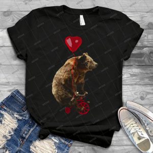 Big Bear With Bicycle 18 - Trending Shirt For Women Vintage Retro Tee For Men Kid's T-Shirt Handmade Shirt