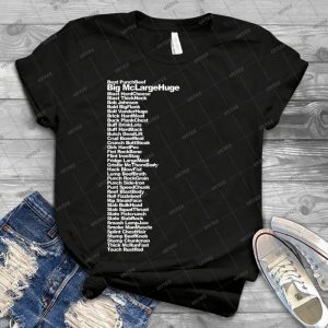 Big Mclargehuge 82 - Vintage Mens Shirt Tshirt For Women Classic Handmade Shirt Retro Graphic Tee
