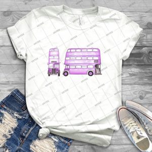 Big Purple Bus - Trending Shirt For Women Vintage Retro Tee For Men Kid's T-Shirt Handmade Shirt